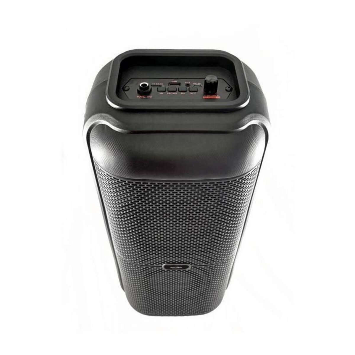 Inovalley Enceinte Karaoké lumineuse - INOVALLEY - KA22-BTH - Bluetooth V5.0 - 49 cm - 500 W - Noir