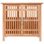 Voir la diapositive 3 : VIDAXL Armoire de salle de bain 66x29x61,5 cm Bois massif de noyer