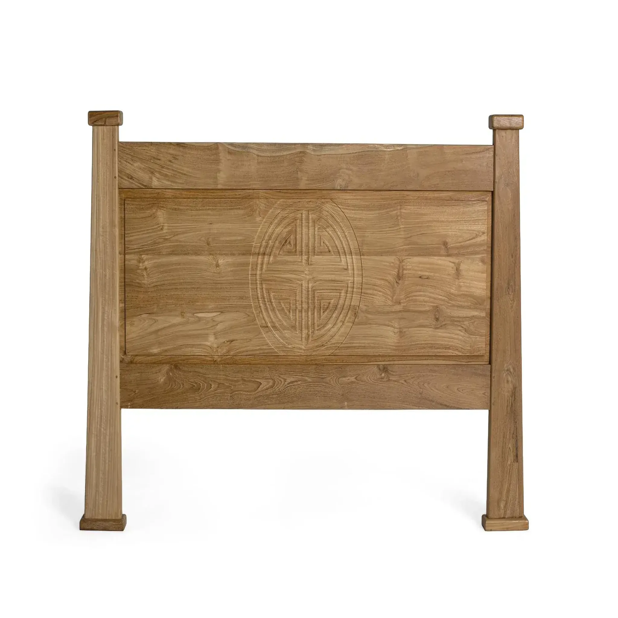 GINER Y COLOMER SL Tête de lit en bois de teck massif 183 cm style colonial oriental