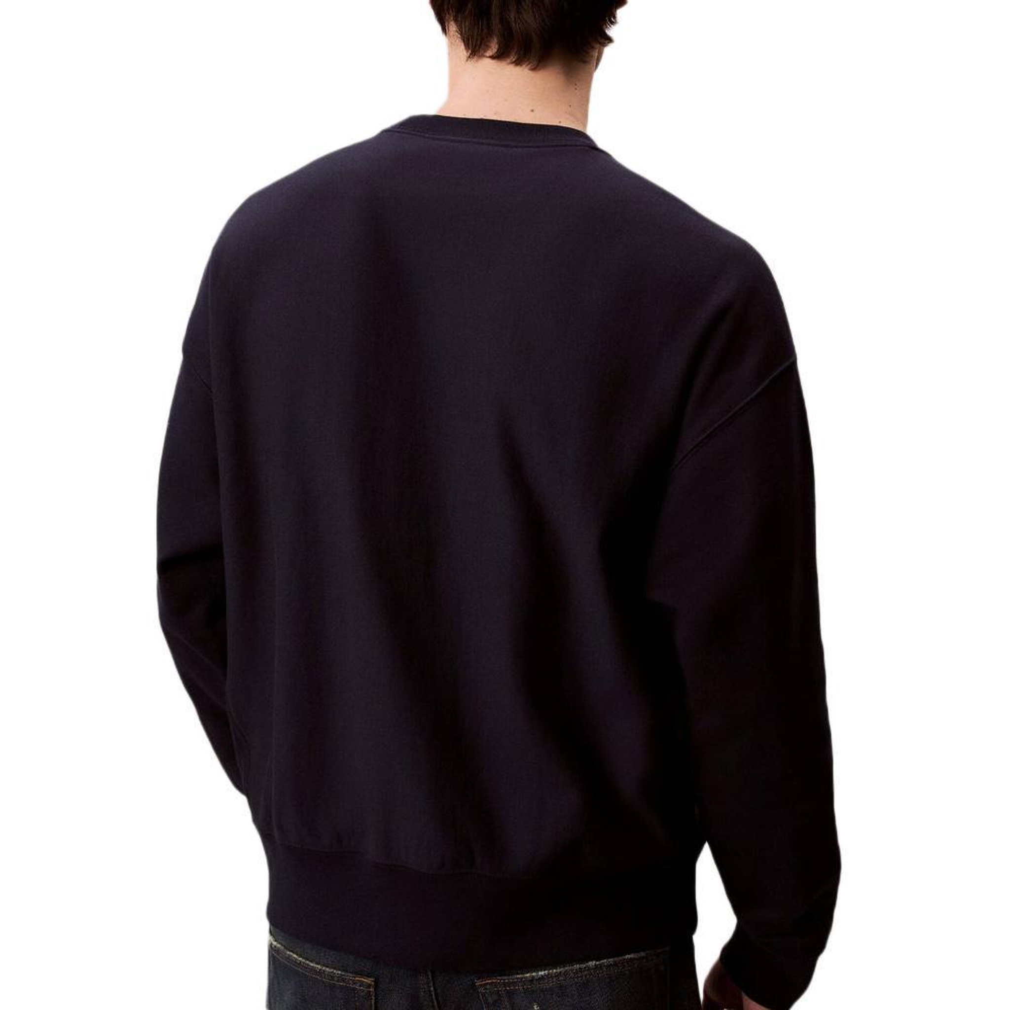 Voir la diapositive 2 : CALVIN KLEIN JEANS Sweat Marine Homme Calvin Klein Jeans 350terry Mono