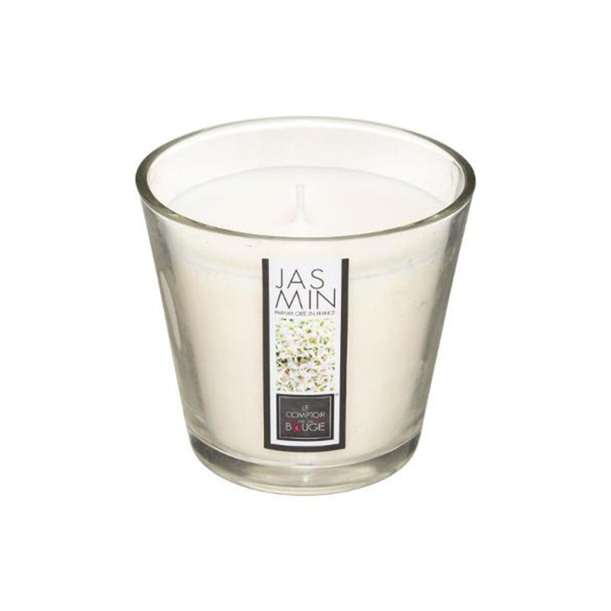 COMPTOIR DE LA BOUGIE Bougie parfumée en verre  nina  190g jasmin