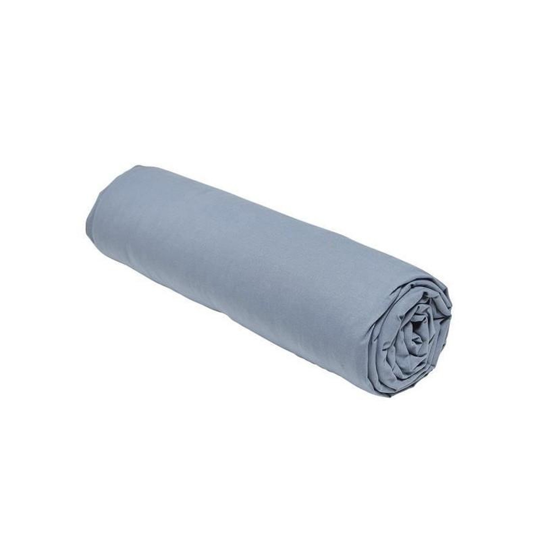 Today Drap housse TODAY Essential - 140 x 190 cm - 2 personnes - 100% Coton uni - Denim