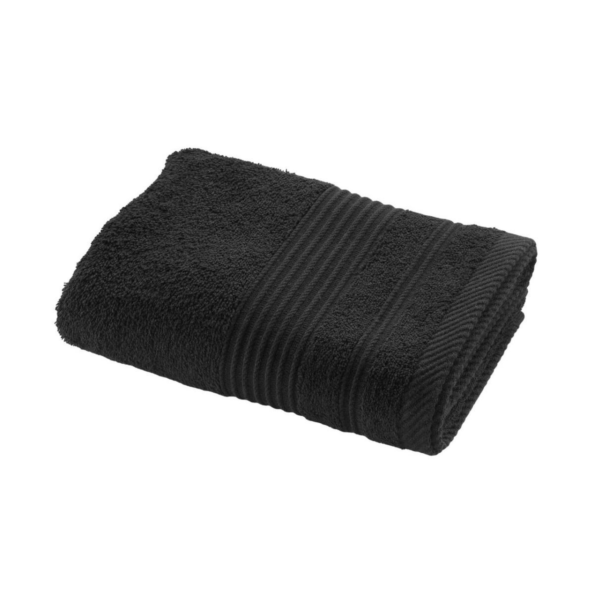 Douceur d'Intérieur Serviette de Toilette  Tendresse  50x90cm Noir
