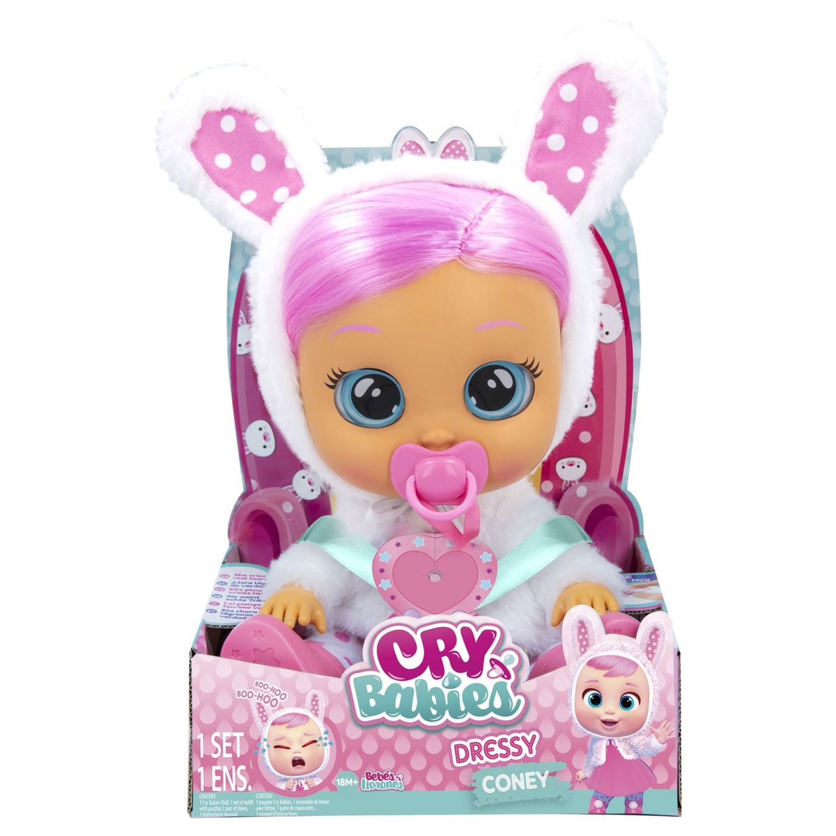 IMC TOYS Poupon à fonction - CRY Babies dressy Coney