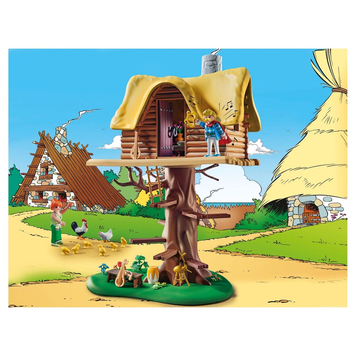 PLAYMOBIL 71016 - Astérix : La hutte d'Assurancetourix