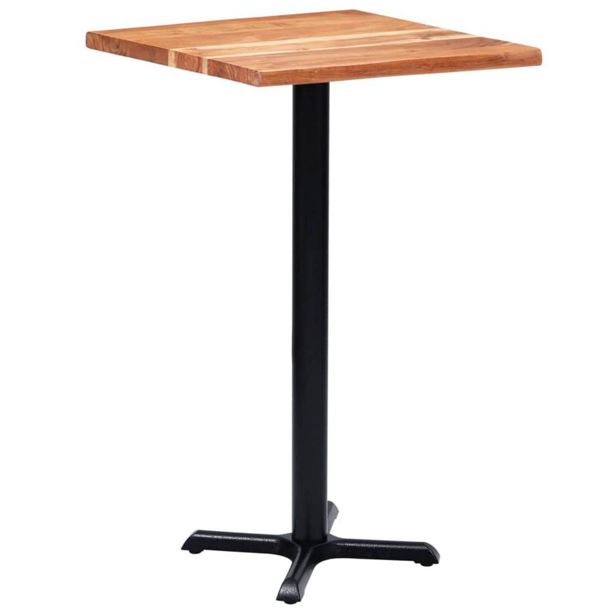 VIDAXL Pied de table de bistro Noir 56x56x107 cm Fonte