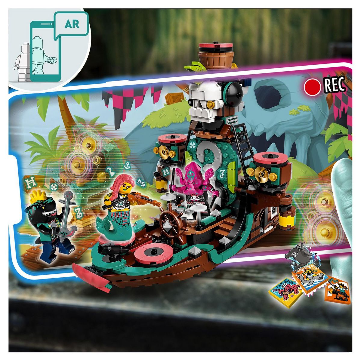 LEGO VIDIYO 43114 - Punk Pirate Ship BeatBox Music Video Maker dès 8 ans