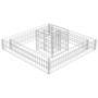 Voir la diapositive 2 : VIDAXL Jardiniere en gabion Acier galvanise 120x120x20 cm