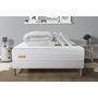 Voir la diapositive 1 : SEPTNUITS PACK Matelas + sommier Memo Bio  Mousse à mémoire de forme 5 zones de confort Maxi épaisseur + Couette + 2 oreillers