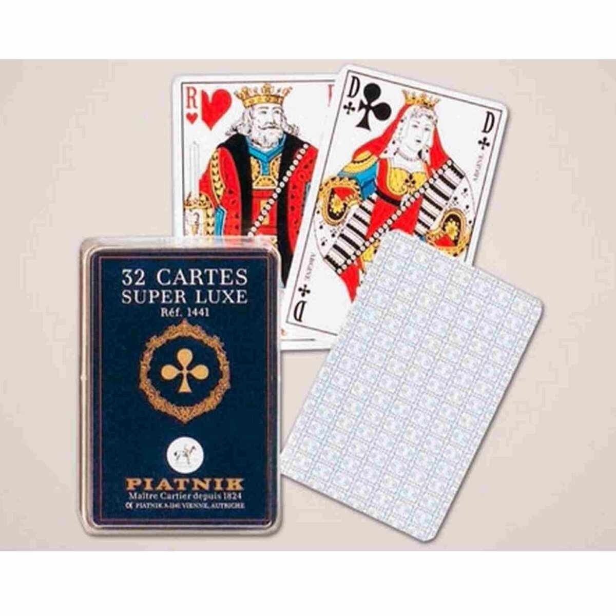 Piatnik Jeu de 32 cartes Cartes françaises : Super Luxe
