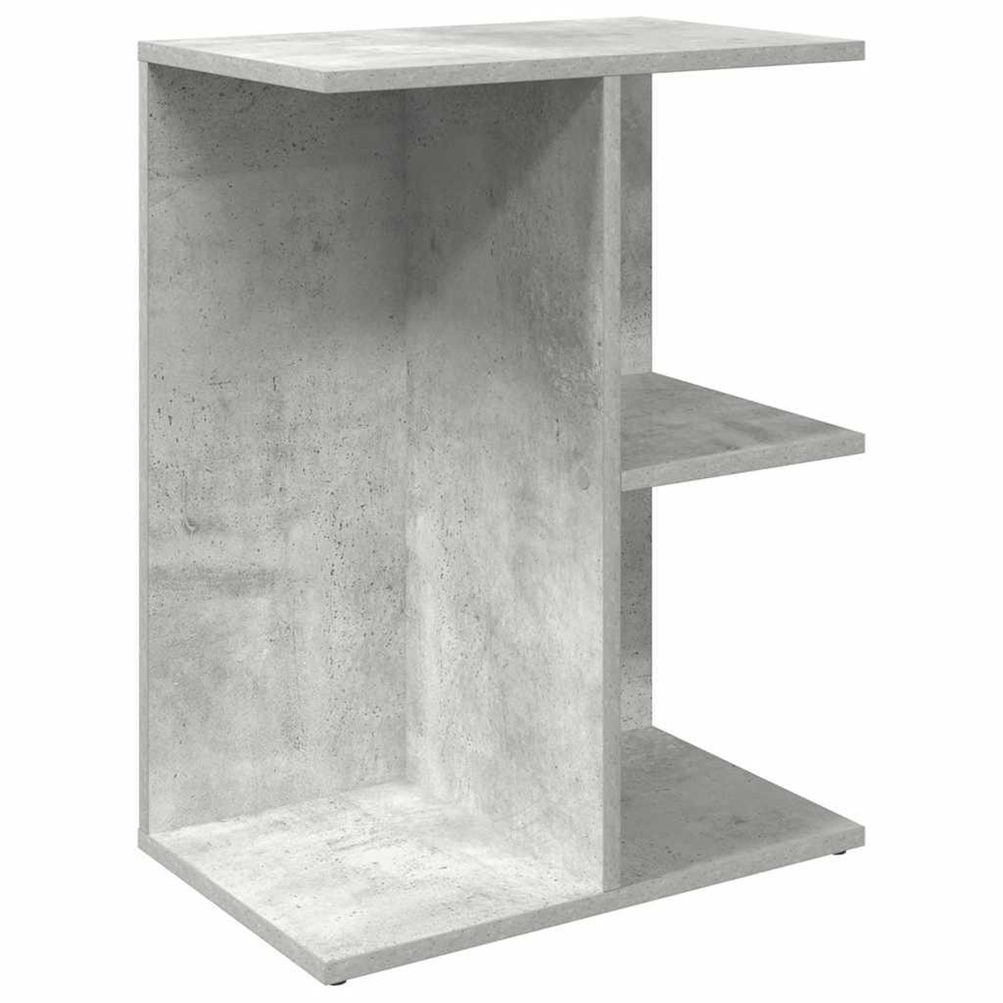 Voir la diapositive 2 : VIDAXL Table de chevet gris beton 46,5x29x61 cm bois d'ingenierie