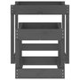 Voir la diapositive 5 : VIDAXL Tables à sable 2 pcs gris bois de pin massif