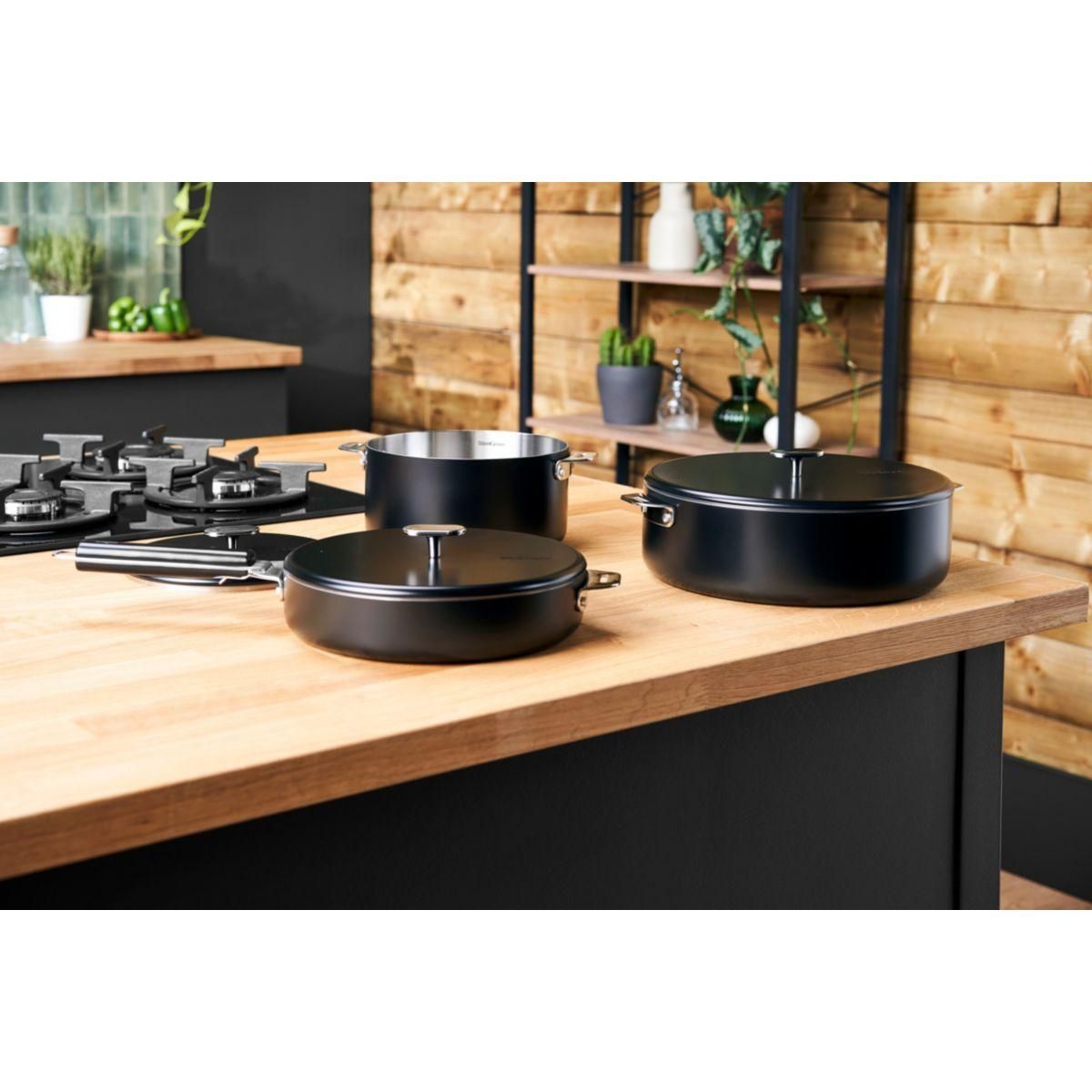 COOKUT Poêle LA MERVEILLEUSE  INOX 24CM - GRAPHITE