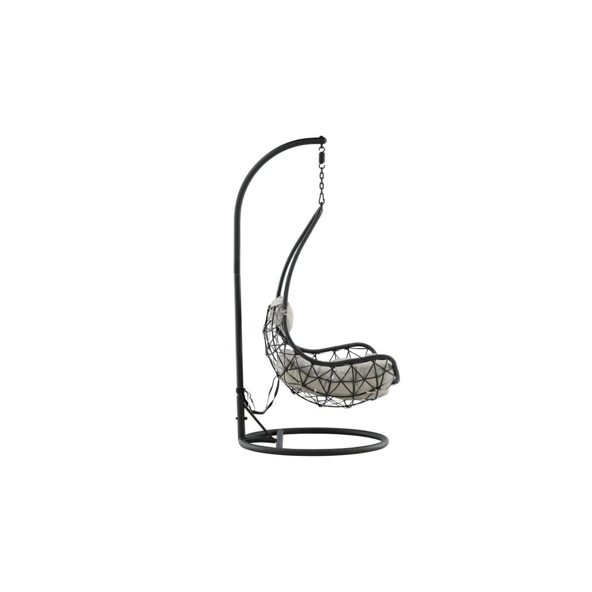 Voir la diapositive 2 : Paris Prix Fauteuil suspendu  vide  196cm noir