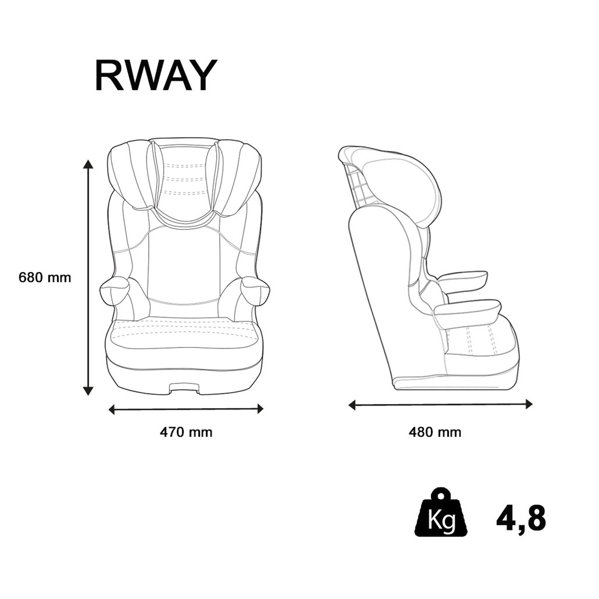 Voir la diapositive 4 : DISNEY Rehausseur auto groupe 2/3 Rway Disney Mickey