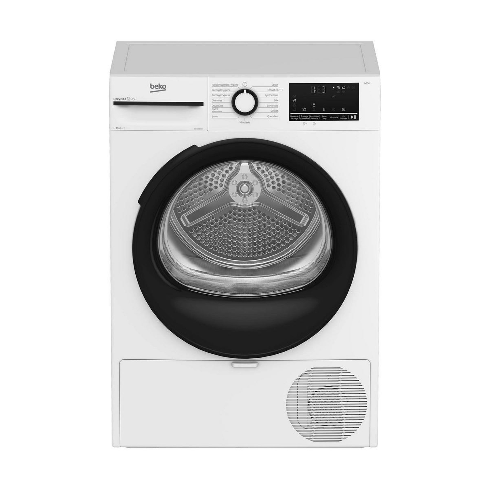 Beko Sèche-linge pompe à chaleur 60cm 8kg - d3h28303w