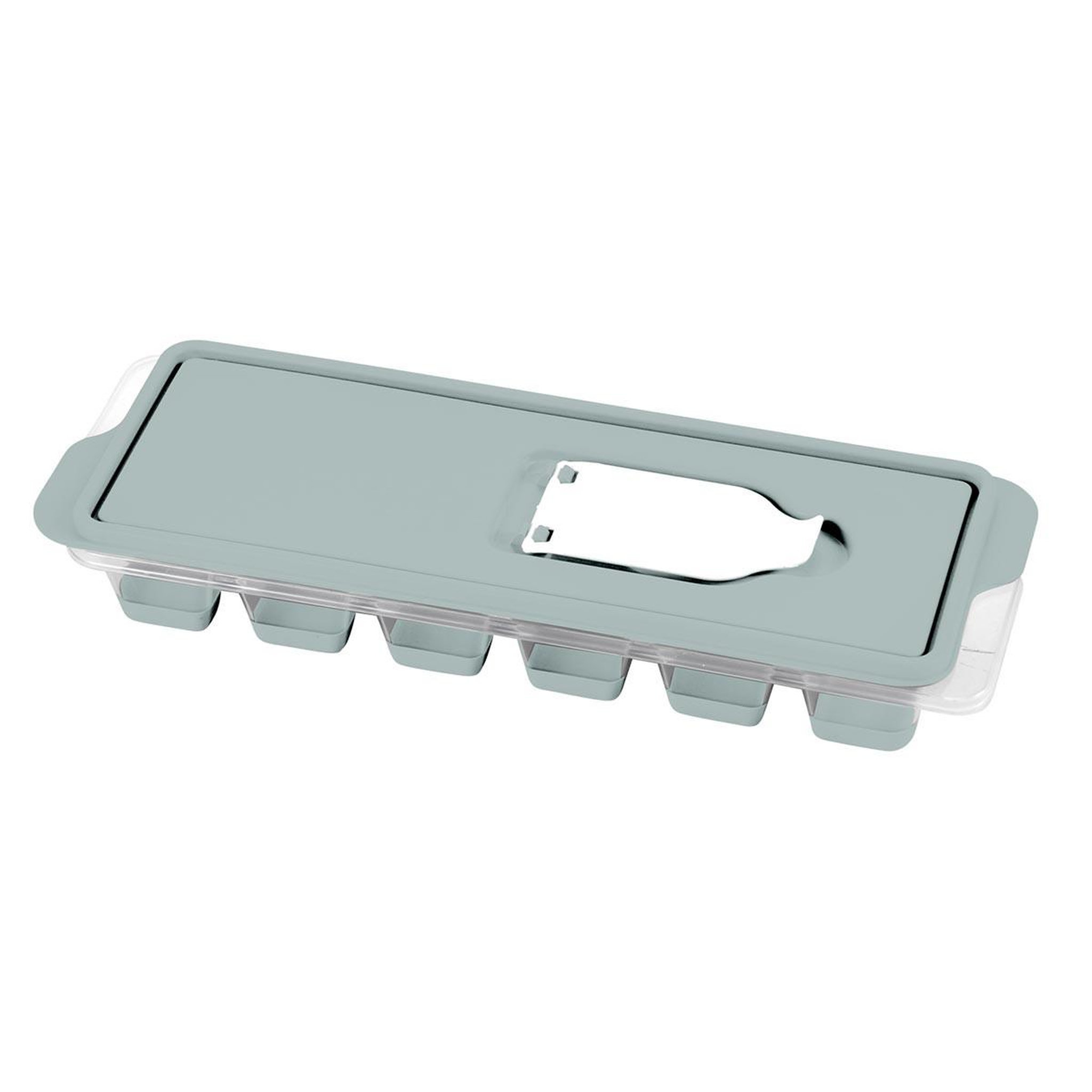 HOMEA Bac à glaçons en silicone  merle  25cm bleu givré