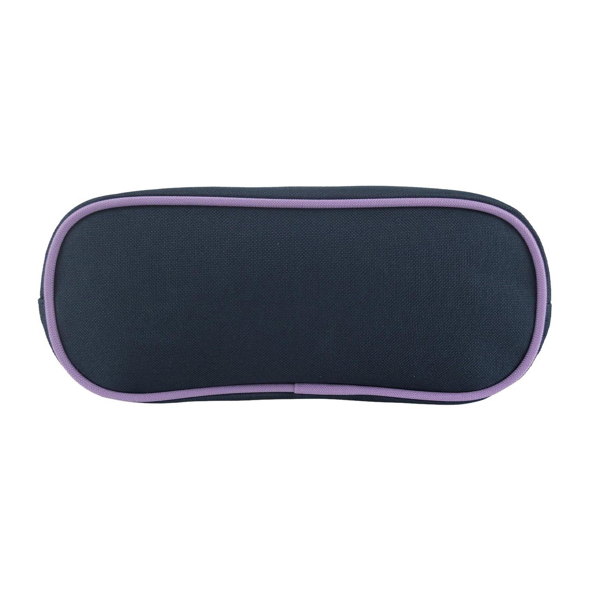 Voir la diapositive 3 : Bagtrotter BAGTROTTER Trousse scolaire 2 compartiments Cybel Bleu