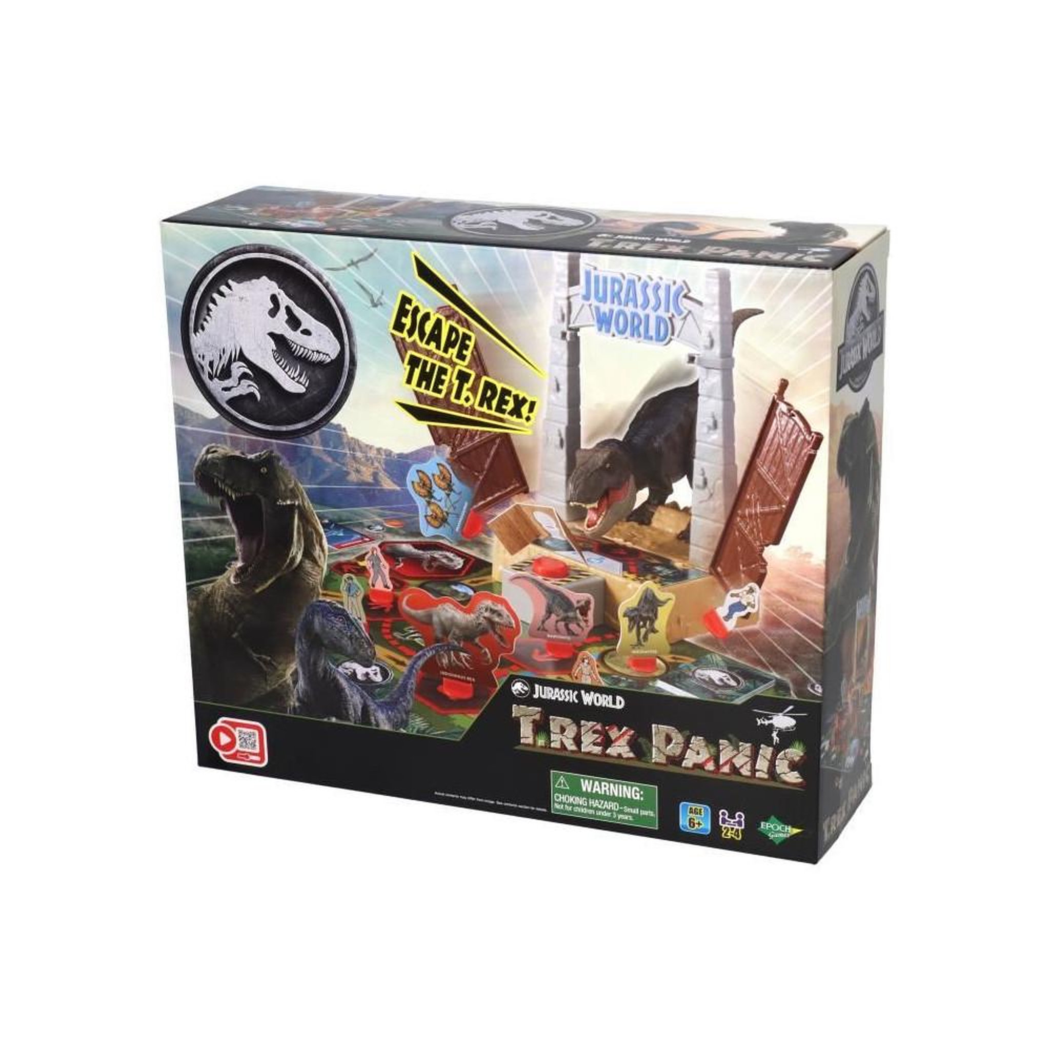 Voir la diapositive 1 : EPOCH Jeu de société avec figurine T-Rex - EPOCH - Jurassic World T-Rex Escape