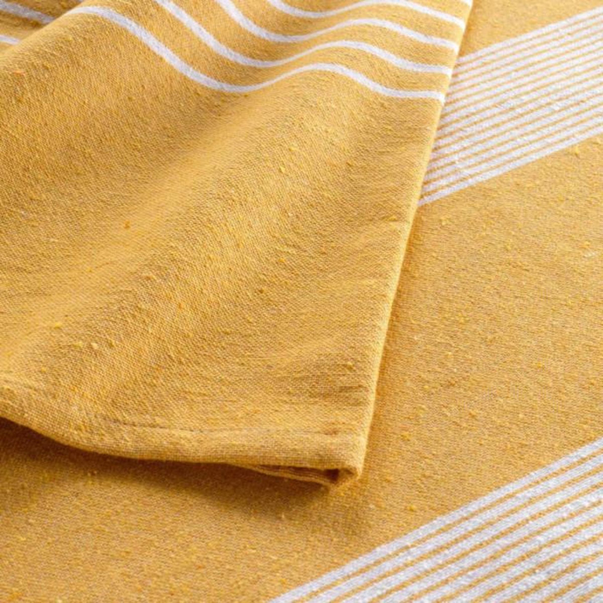 Paris Prix Couvre-Lit Tissé Imprimé  Adele  240x260cm Curry