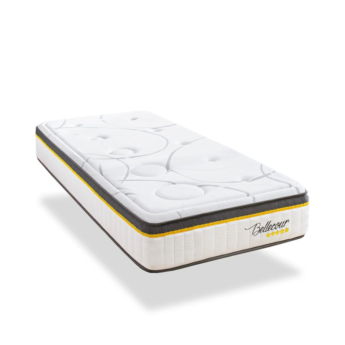 BELLECOUR BELLECOUR LITERIE | Pack Prêt à dormir BELLECOUR 3.0 | Matelas Ressorts ensachés + Sommier + Accessoires