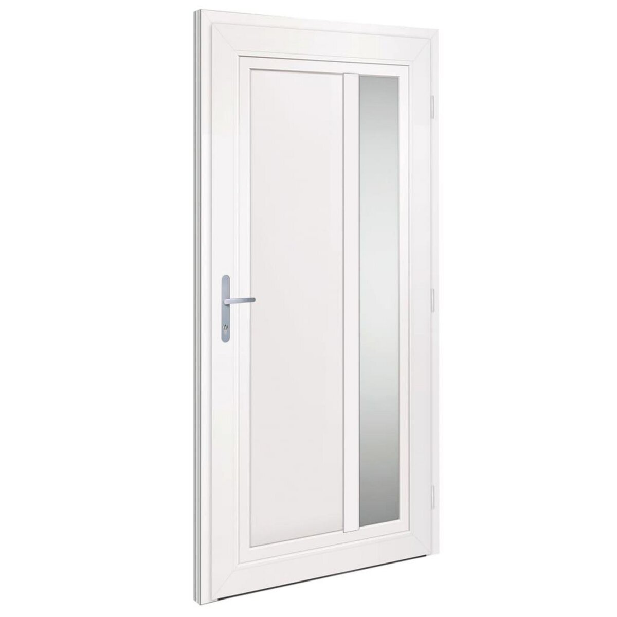 VIDAXL Porte d'entree Blanc 108x208 cm PVC