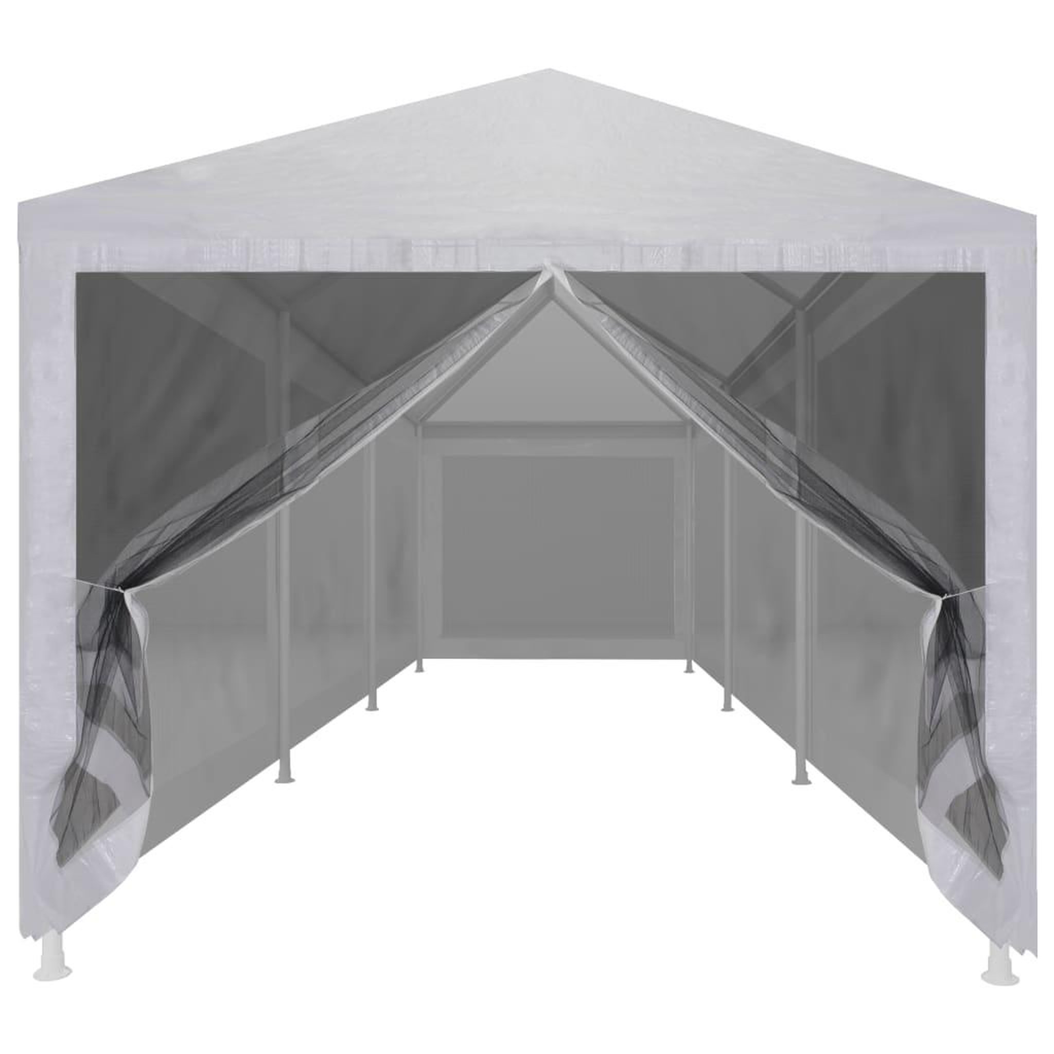 Voir la diapositive 3 : VIDAXL Tente de reception avec 8 parois en maille 9 x 3 m