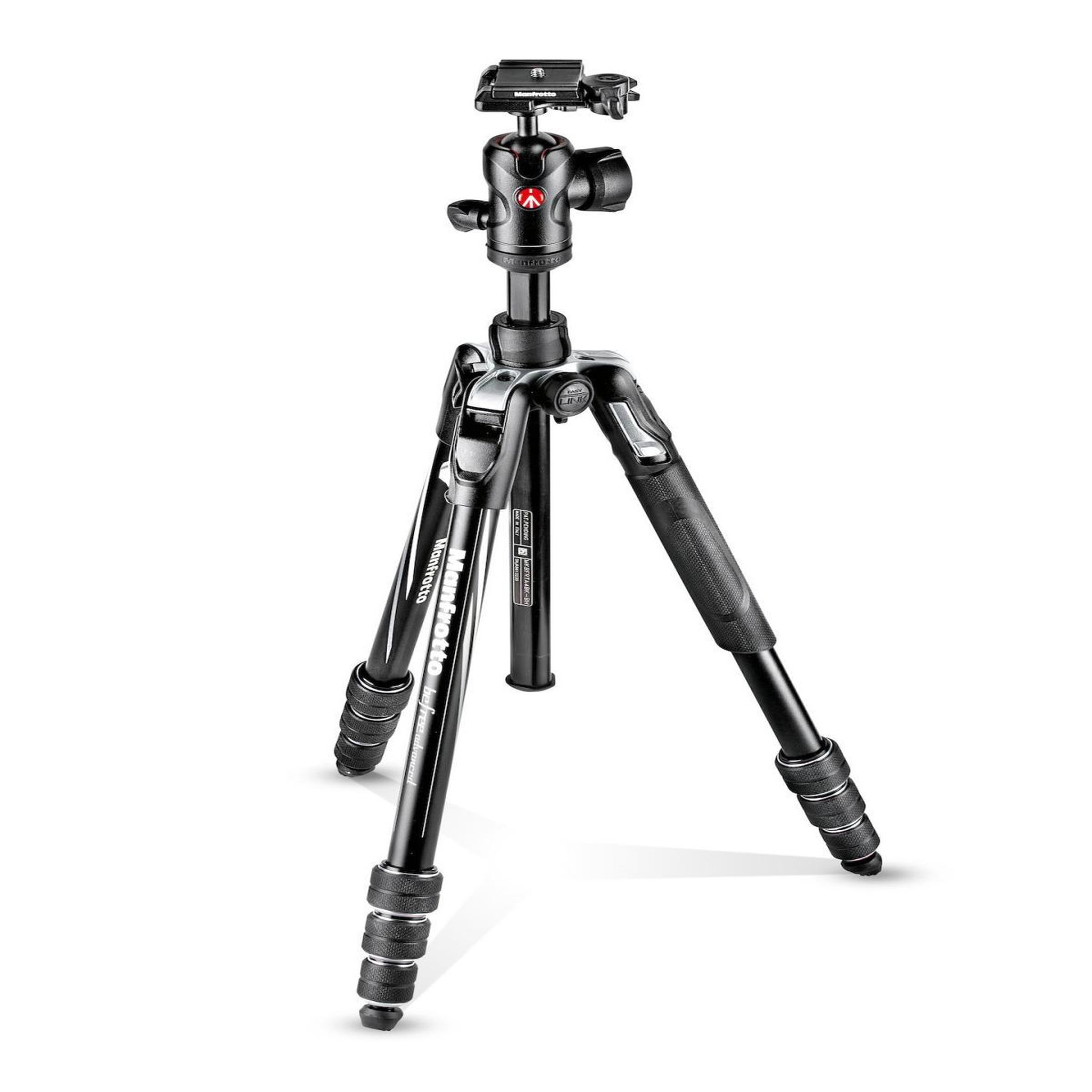 MANFROTTO Manfrotto MKBFRTA4BK-BH trépied 3 pieds Noir, Argent