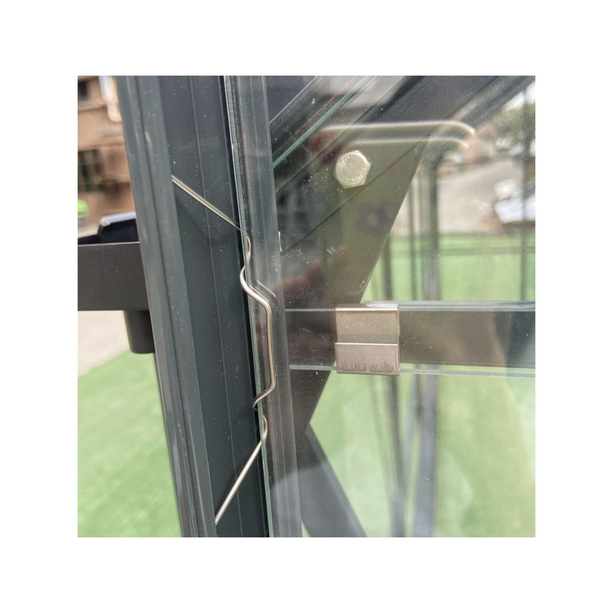GREEN PROTECT Serre de jardin verre trempé 11,04m² 