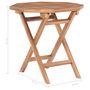 Voir la diapositive 6 : VIDAXL Table pliable de jardin 45x45x45 cm Bois de teck solide