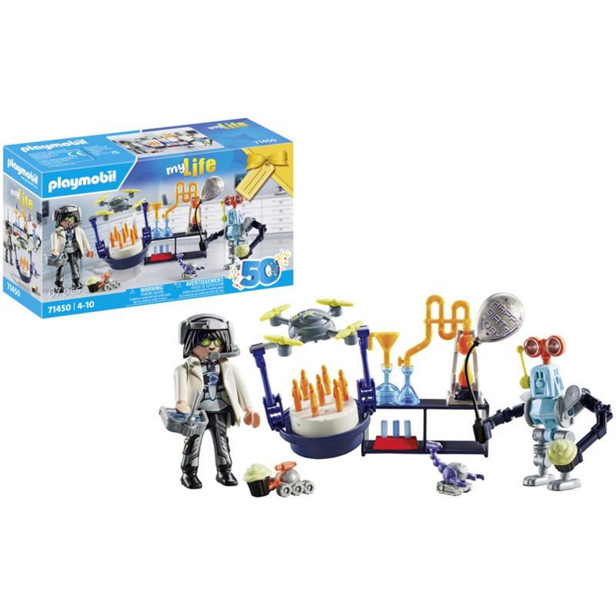 PLAYMOBIL CHERCHEURS + ROBOTS PLAYMOBIL PLL71450