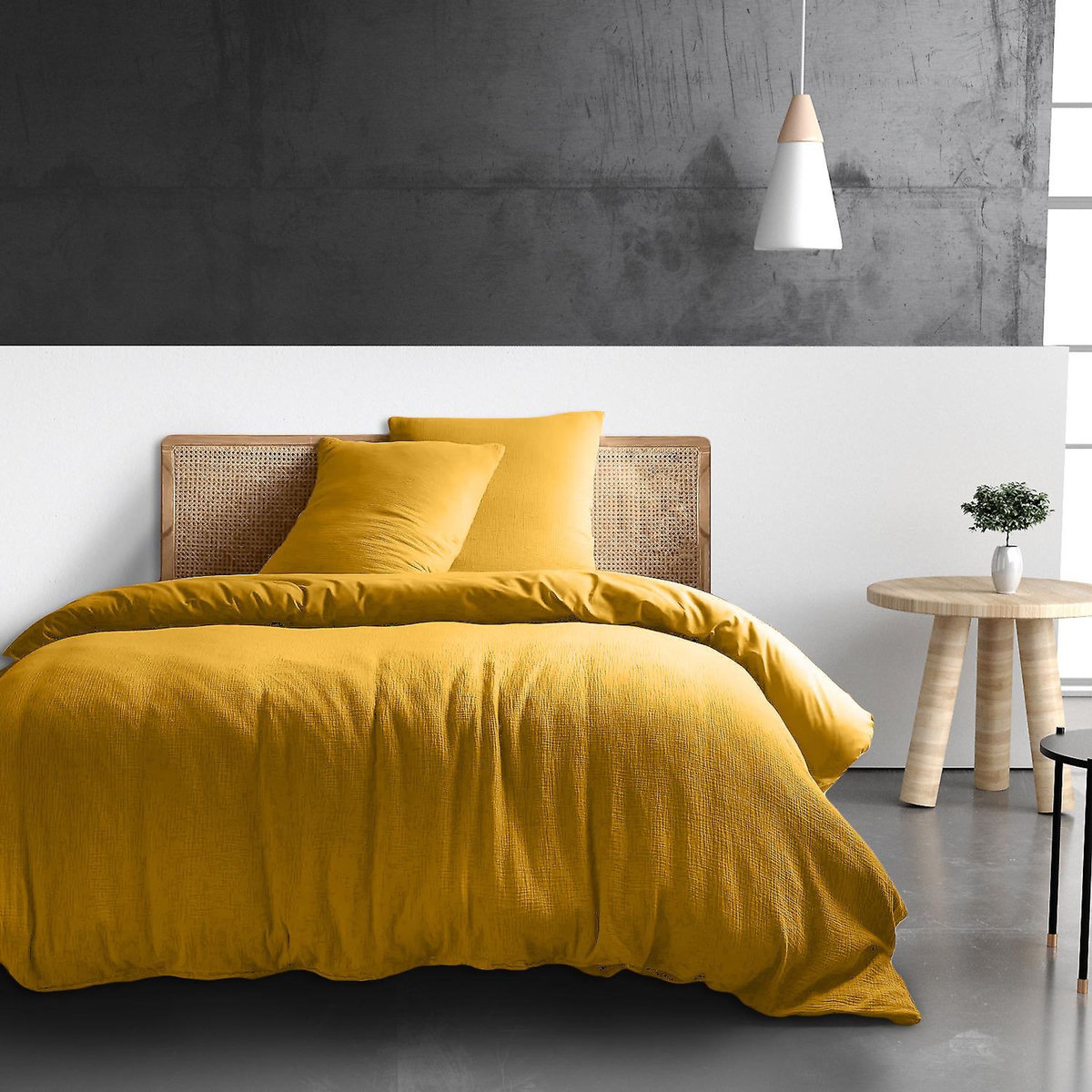 BATON ROUGE Drap housse 1000% gaze de coton