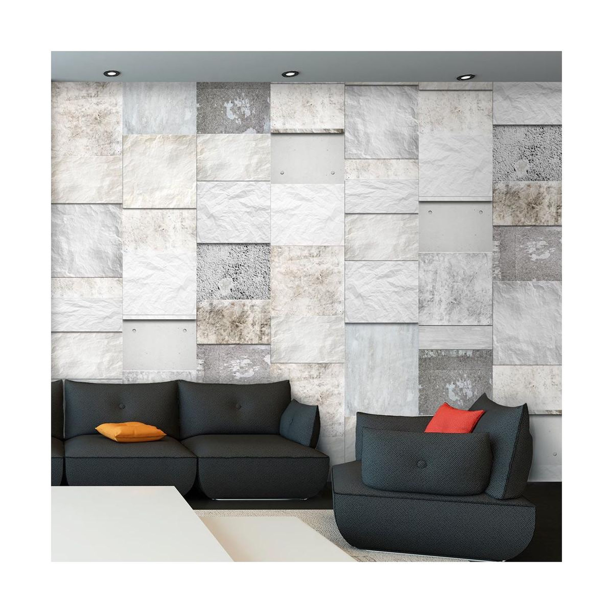 Paris Prix Papier peint  stone 3 panneaux  50x1000cm