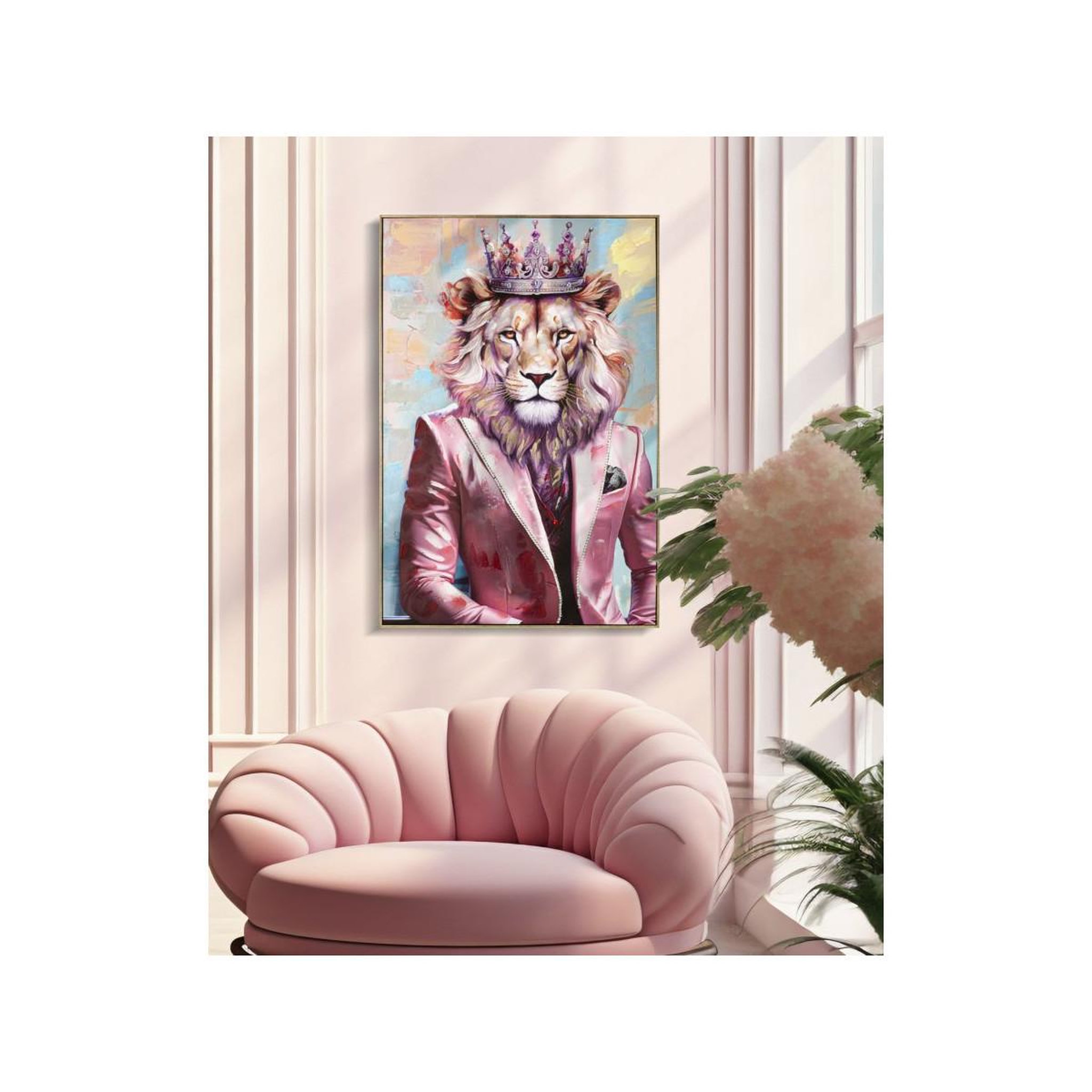 Voir la diapositive 6 : Paris Prix Tableau imprimé déco  king  82x122cm multicolore