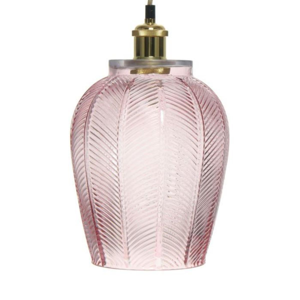 Paris Prix Lampe Suspension Design  Bianca  34cm Rose