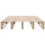 Voir la diapositive 4 : VIDAXL Cadre de lit sans matelas 140x190 cm bois de pin massif