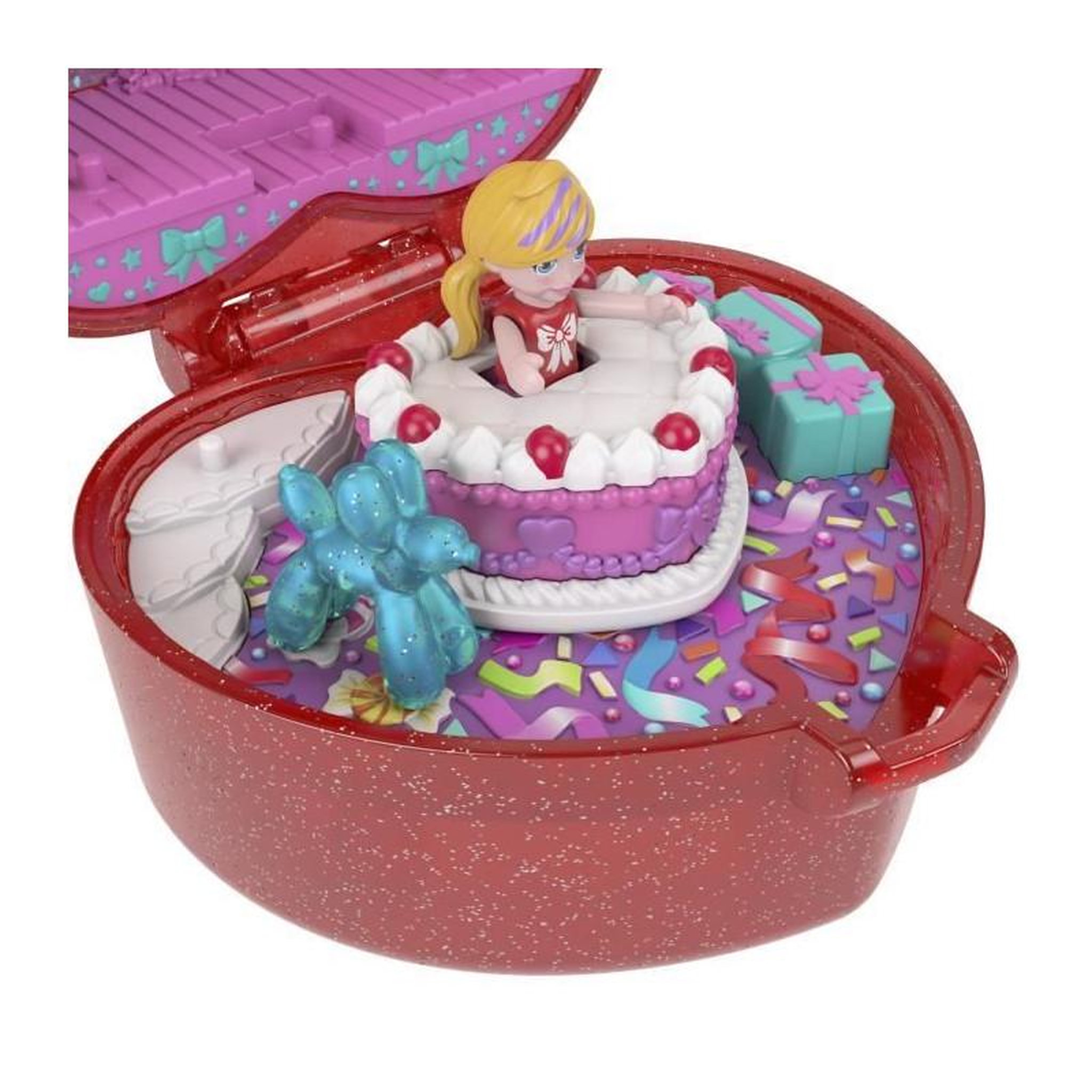 Voir la diapositive 5 : POLLY POCKET Polly Pocket - Coffret Boîte a Bijoux - 80eme anniversaire de Mattel - Polly Pocket - JGK21