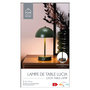 Voir la diapositive 5 : Paris Prix Lampe de Table Rechargeable  Lucia  25cm Vert