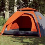 VIDAXL Tente de camping a dome 4 personnes liberation rapide