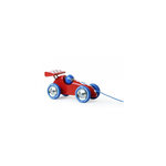 Vilac Voiture de course a trainer rouge et bleue