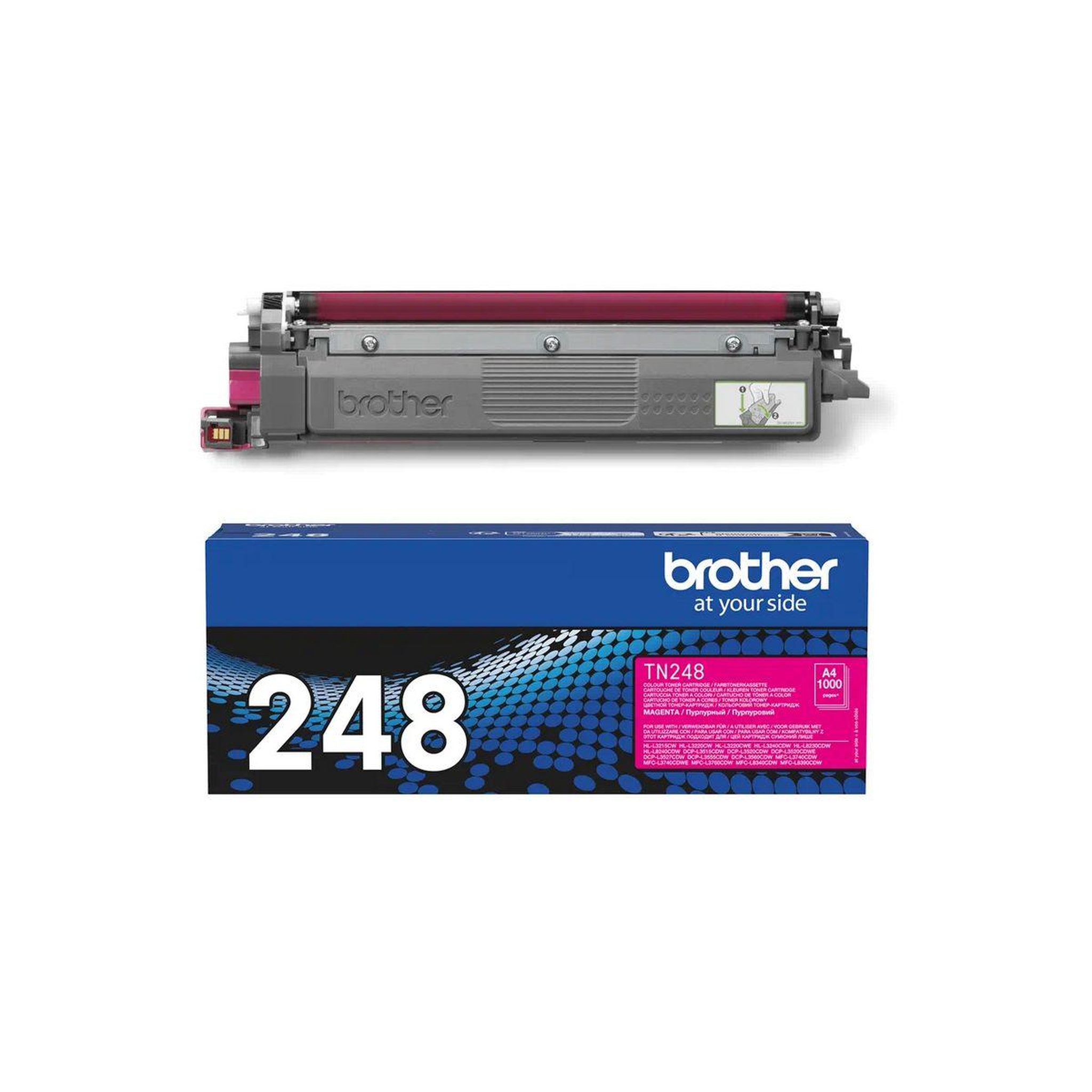 Voir la diapositive 2 : Brother Toner magenta hl-l3215/l3240