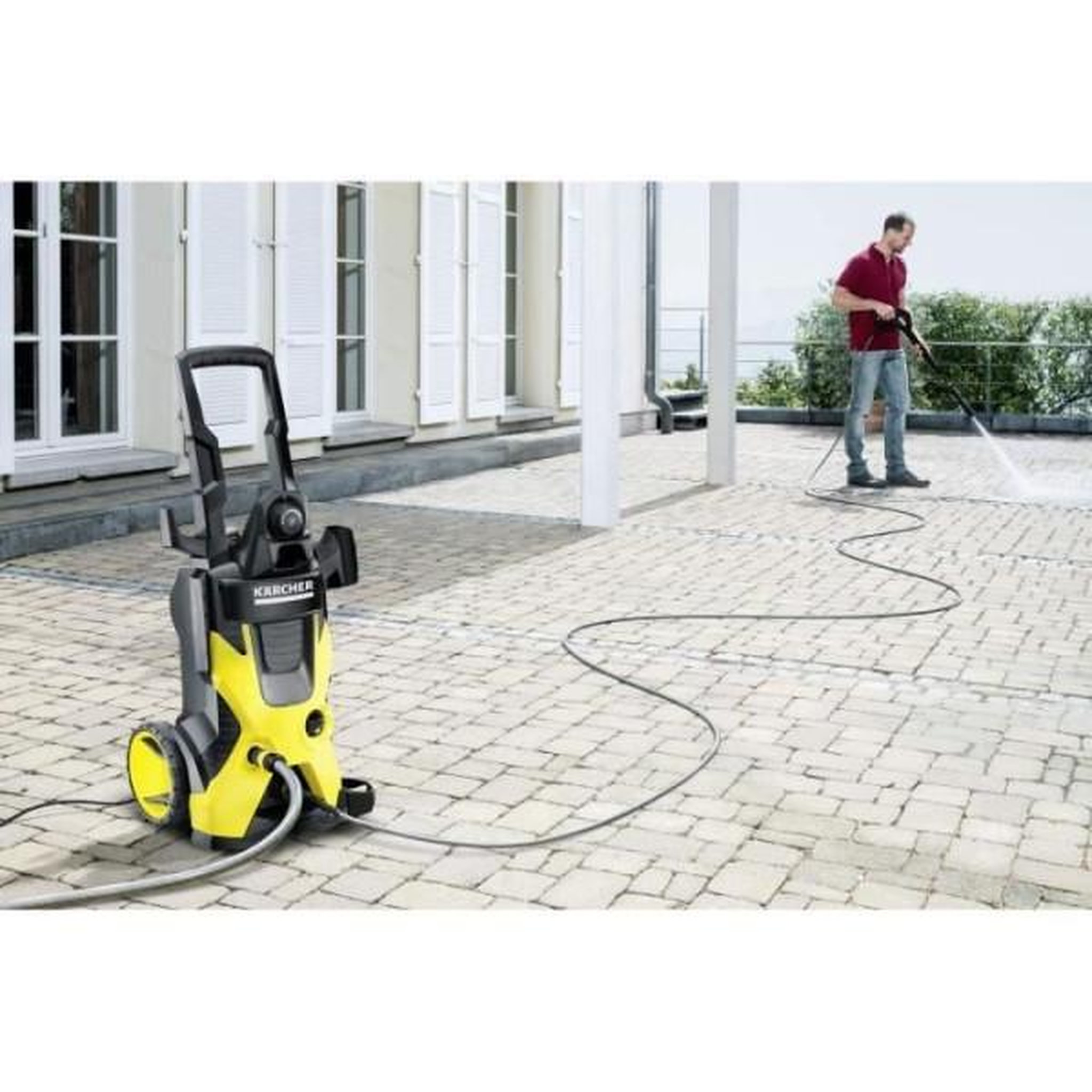 Voir la diapositive 4 : KARCHER Tuyau flexible haute pression premium flex anti twist 10 m pour nettoyeurs kärcher k2 a k7 avec quick connect