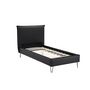 Voir la diapositive 3 : Ensemble matelas 90x190 cm + Lit simple avec sommier et tête de lit 90x190cm ALBAN