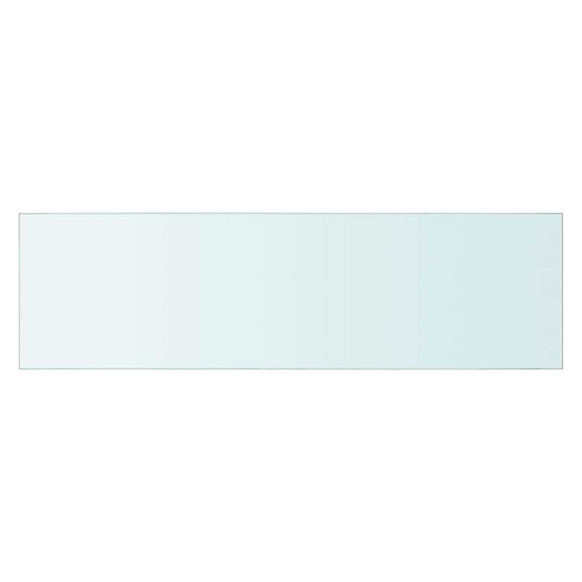 VIDAXL Panneaux d'etagere 2 pcs Verre Transparent 70 x 20 cm