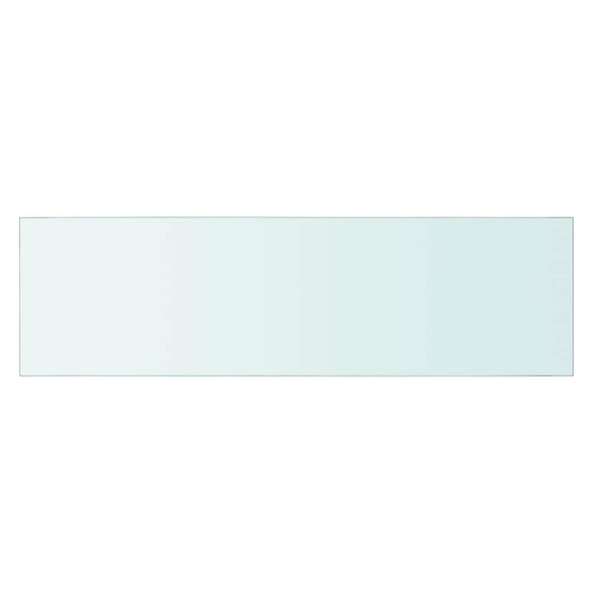 VIDAXL Panneaux d'etagere 2 pcs Verre Transparent 70 x 20 cm