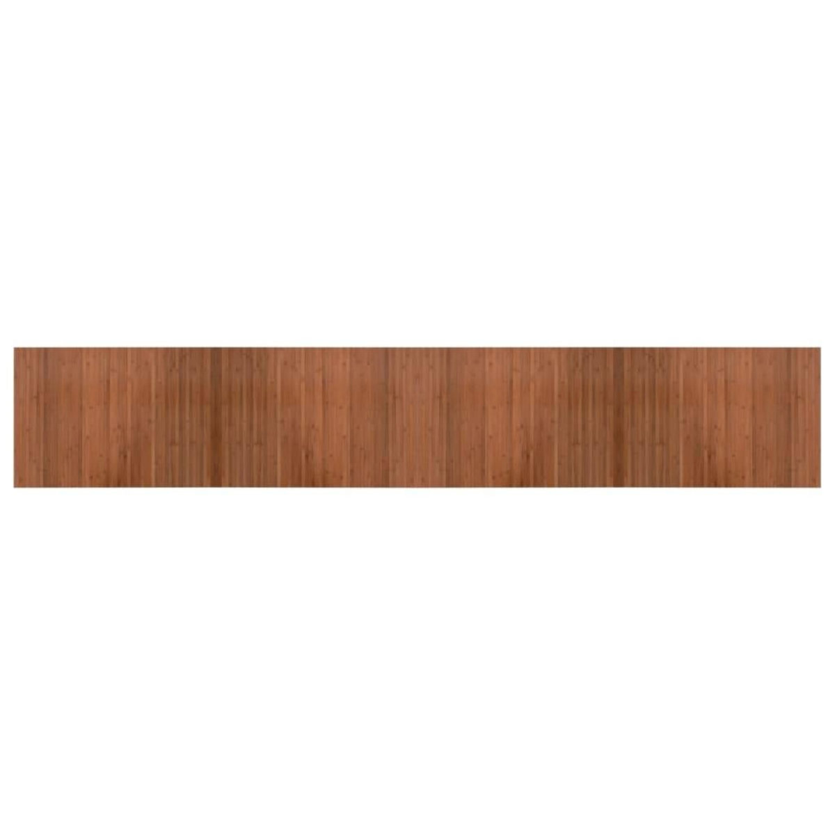 VIDAXL Tapis rectangulaire marron 70x400 cm bambou