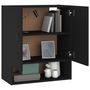 Voir la diapositive 4 : VIDAXL Armoire murale Noir 60x31x70 cm Bois d ingénierie