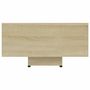 Voir la diapositive 4 : VIDAXL Table basse Chene sonoma 85x55x31 cm Bois d'ingenierie