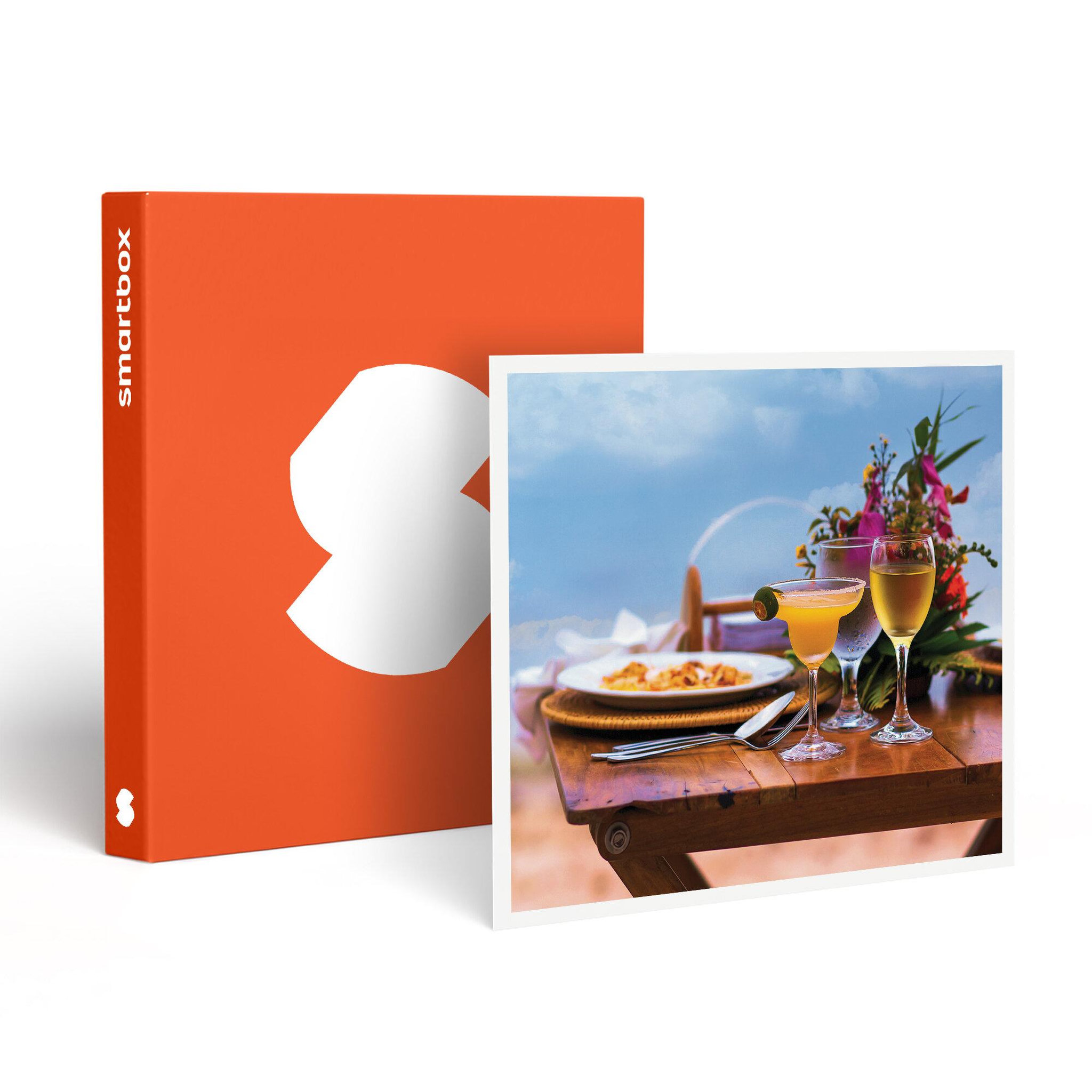 Smartbox Dîner romantique menu 3 plats à nice - coffret cadeau gastronomie
