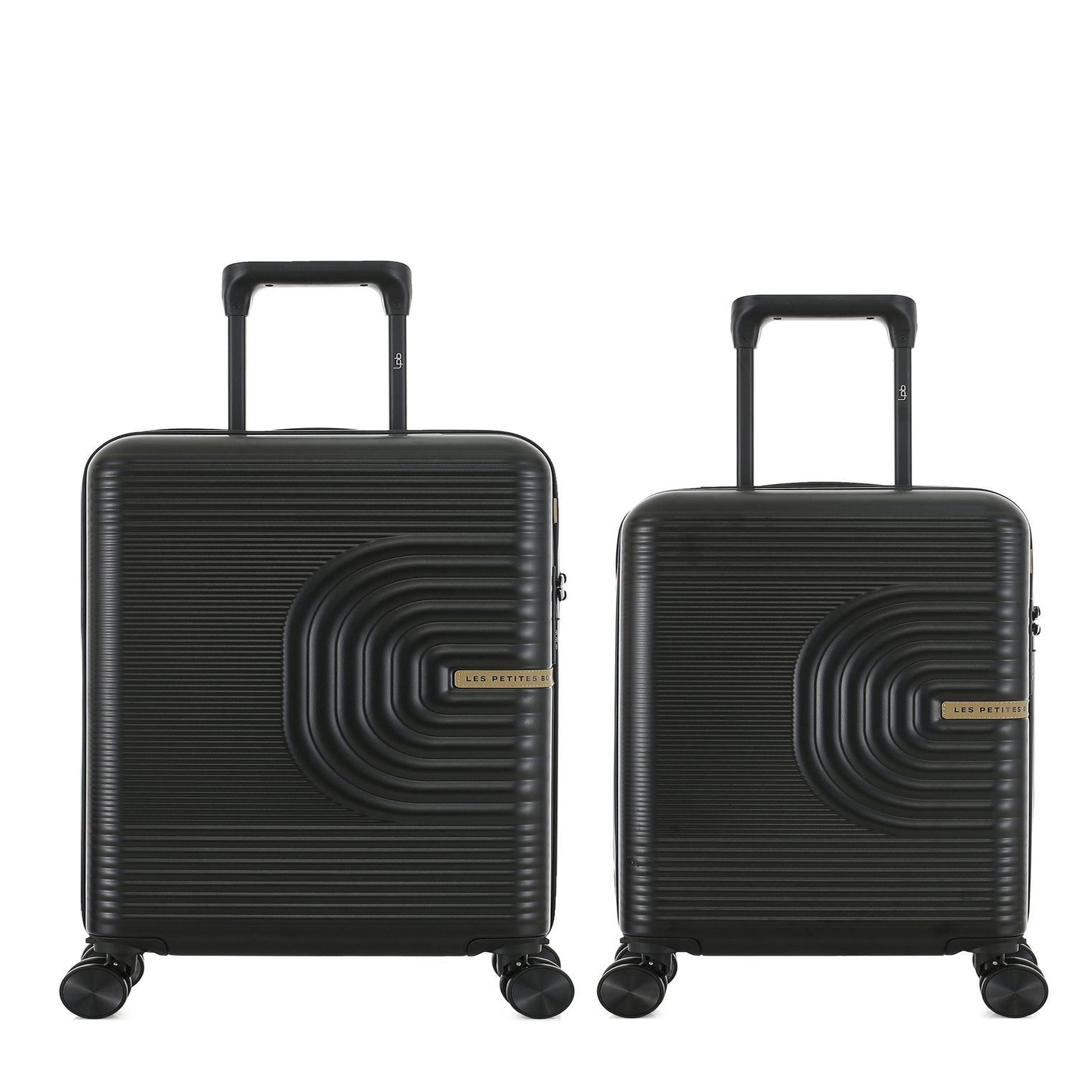 LES P'TITES BOMBES LPB Lot de 2 Valises Rigides Cabine et Cabine XS CELIA